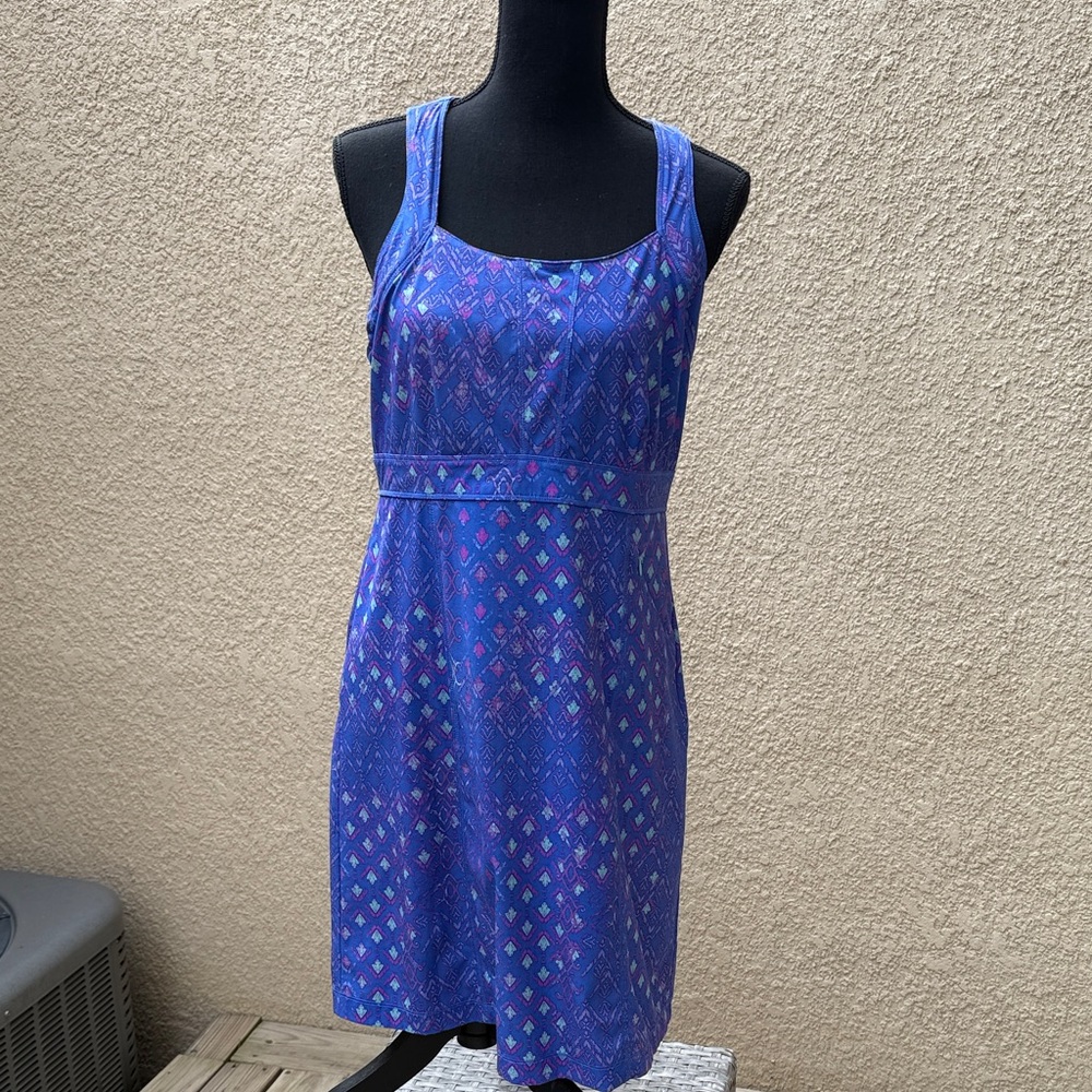 Title Nine Vibrant Blue and Purple Mini Dress